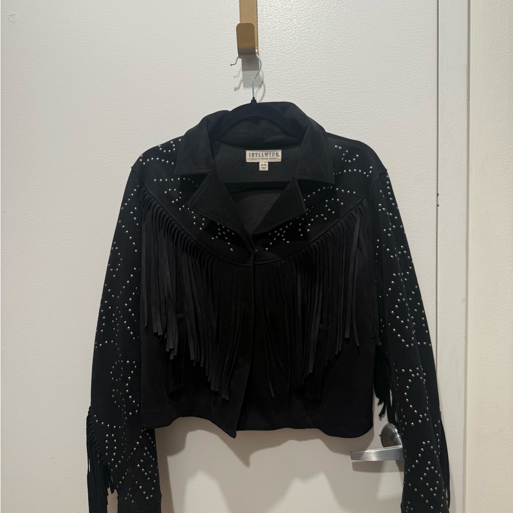 Black Fringe Jacket